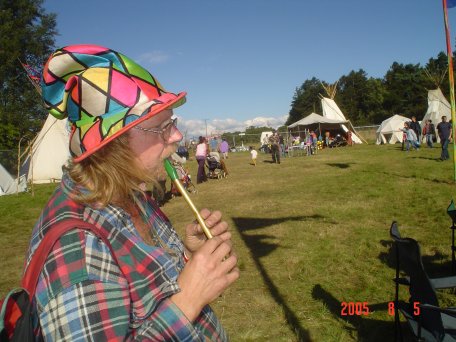 me at  Big Green Gathering, August 2005