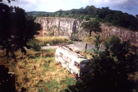 top of my bus at wells